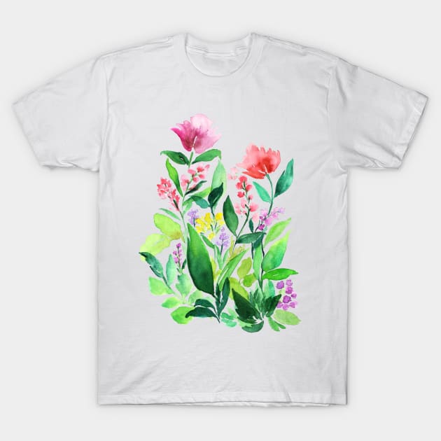 Garden Botanicals T-Shirt by jayennecuaart